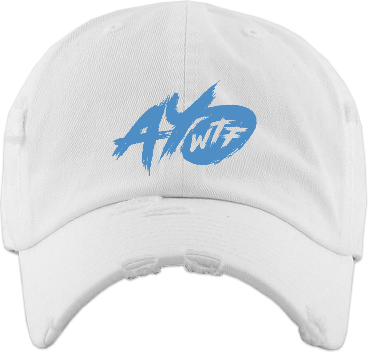 Ayo WTF! Distressed Dad Hat