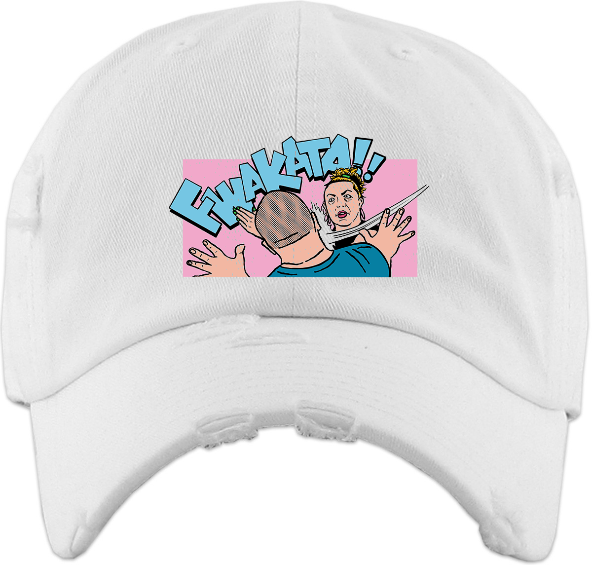 Fwakata Distressed Dad Hat