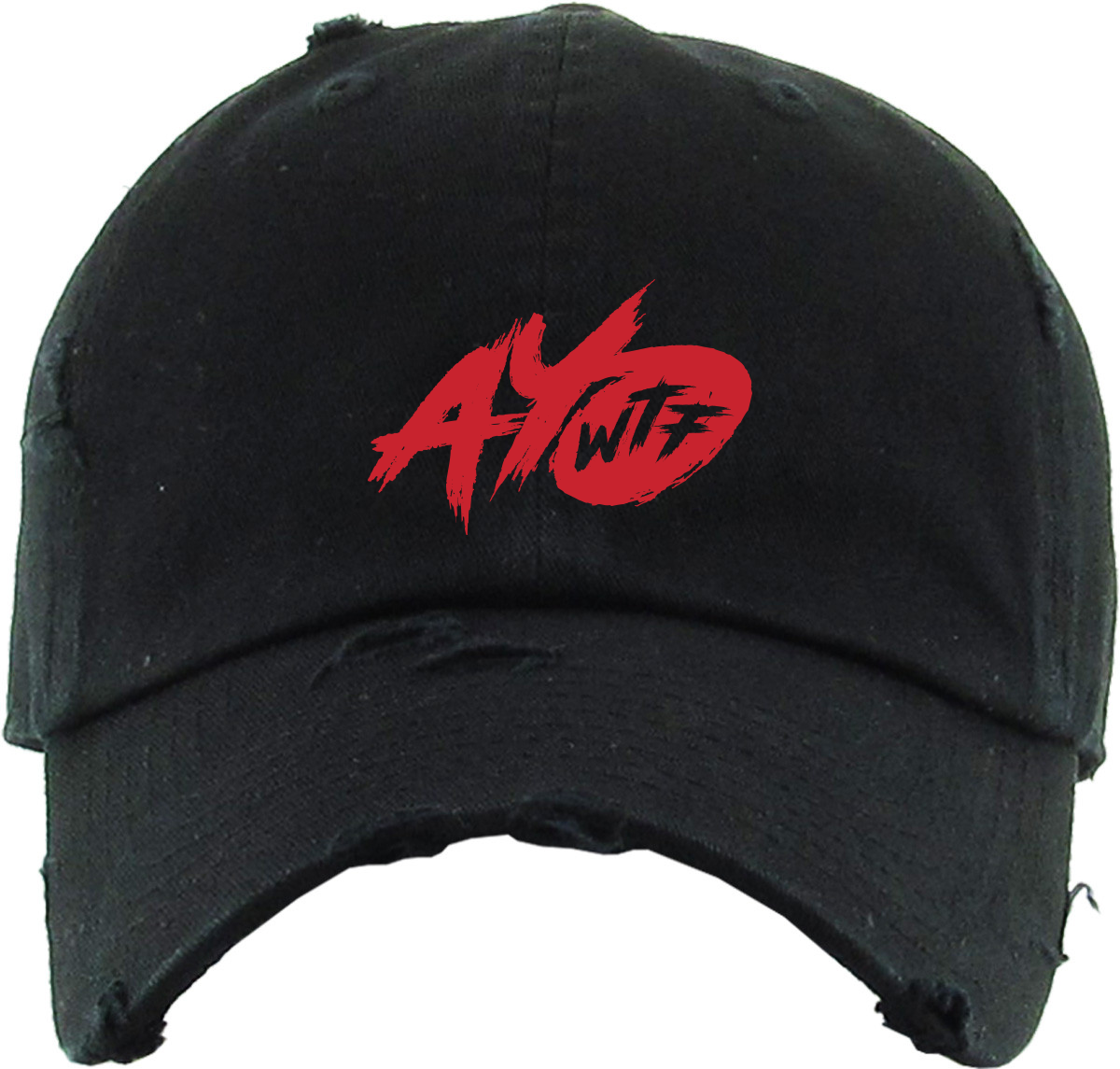 Ayo WTF! Distressed Dad Hat