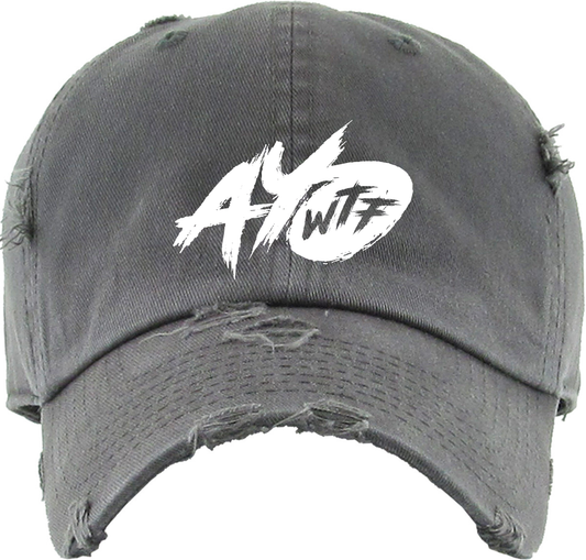 Ayo WTF! Distressed Dad Hat
