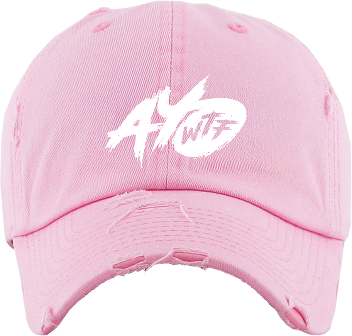 Ayo WTF! Distressed Dad Hat