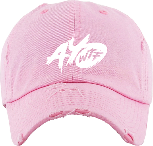 Ayo WTF! Distressed Dad Hat