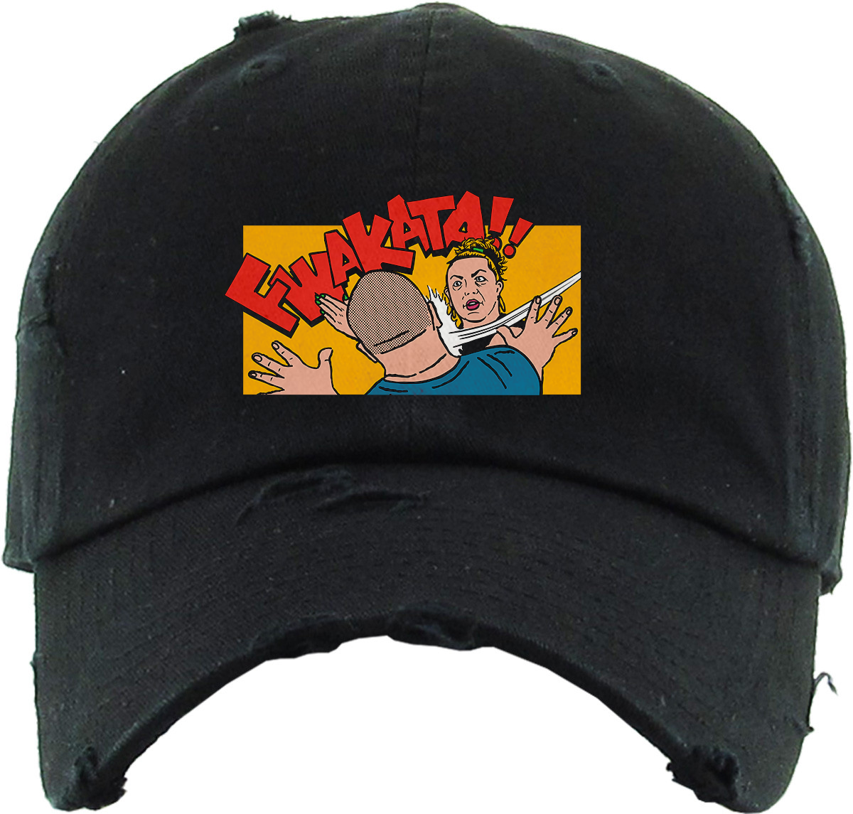 Fwakata Distressed Dad Hat