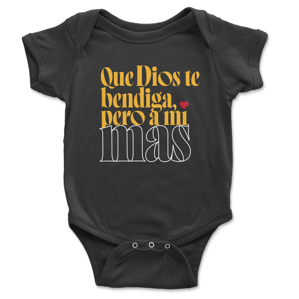 QUE DIOS TE BENDIGA ONESIE