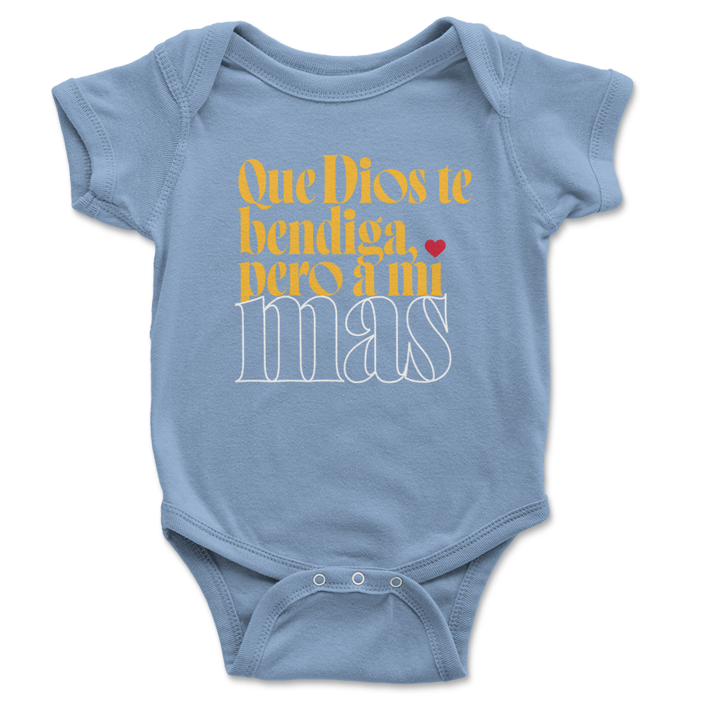 QUE DIOS TE BENDIGA ONESIE