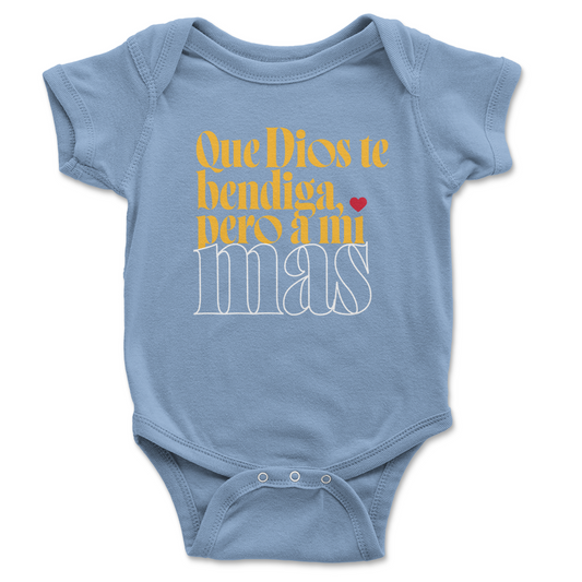 QUE DIOS TE BENDIGA ONESIE