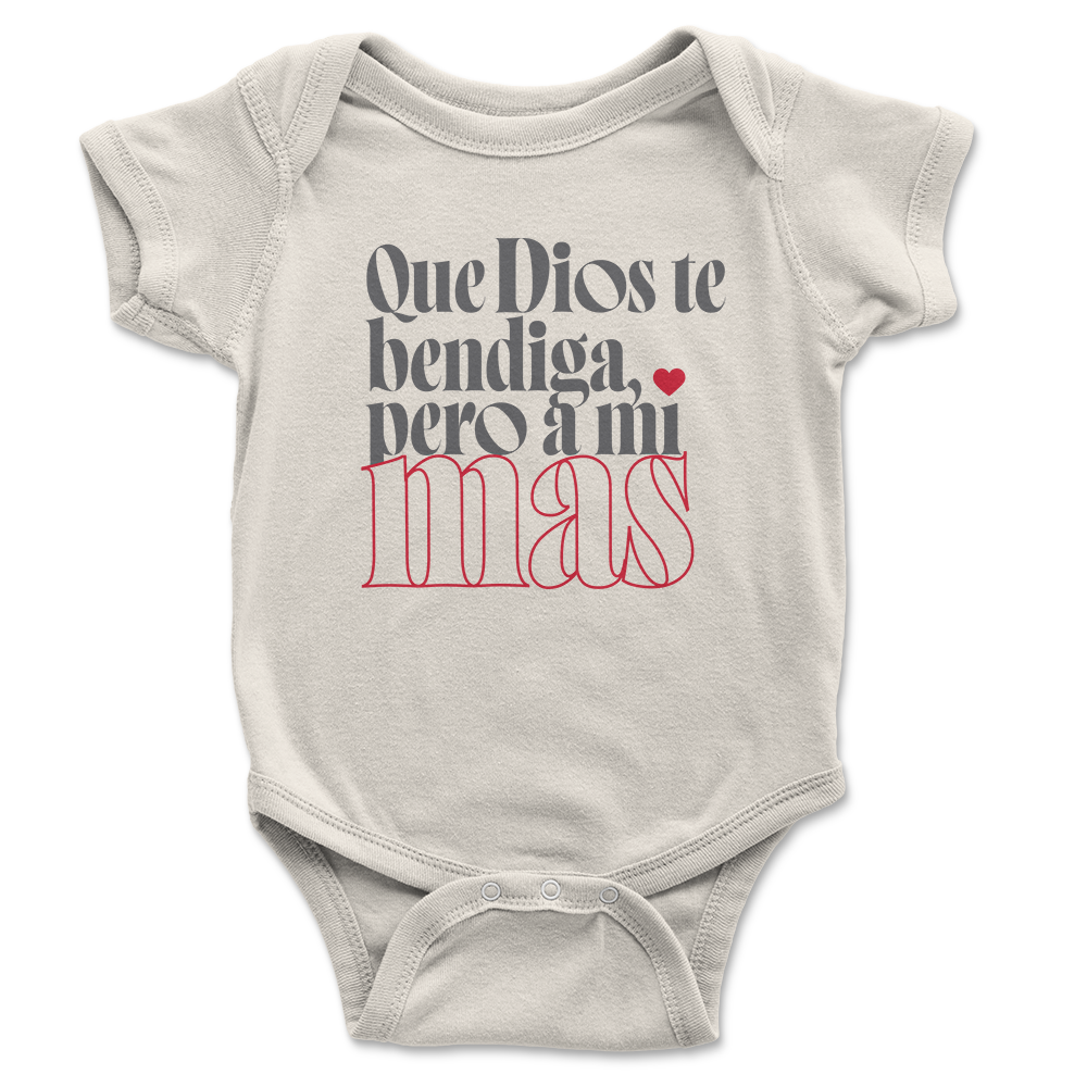QUE DIOS TE BENDIGA ONESIE