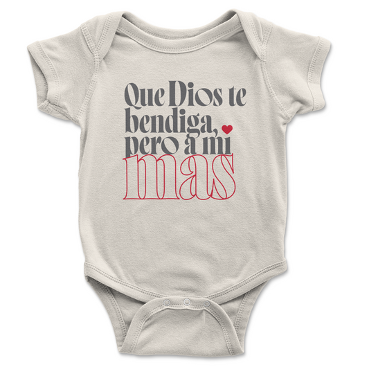 QUE DIOS TE BENDIGA ONESIE