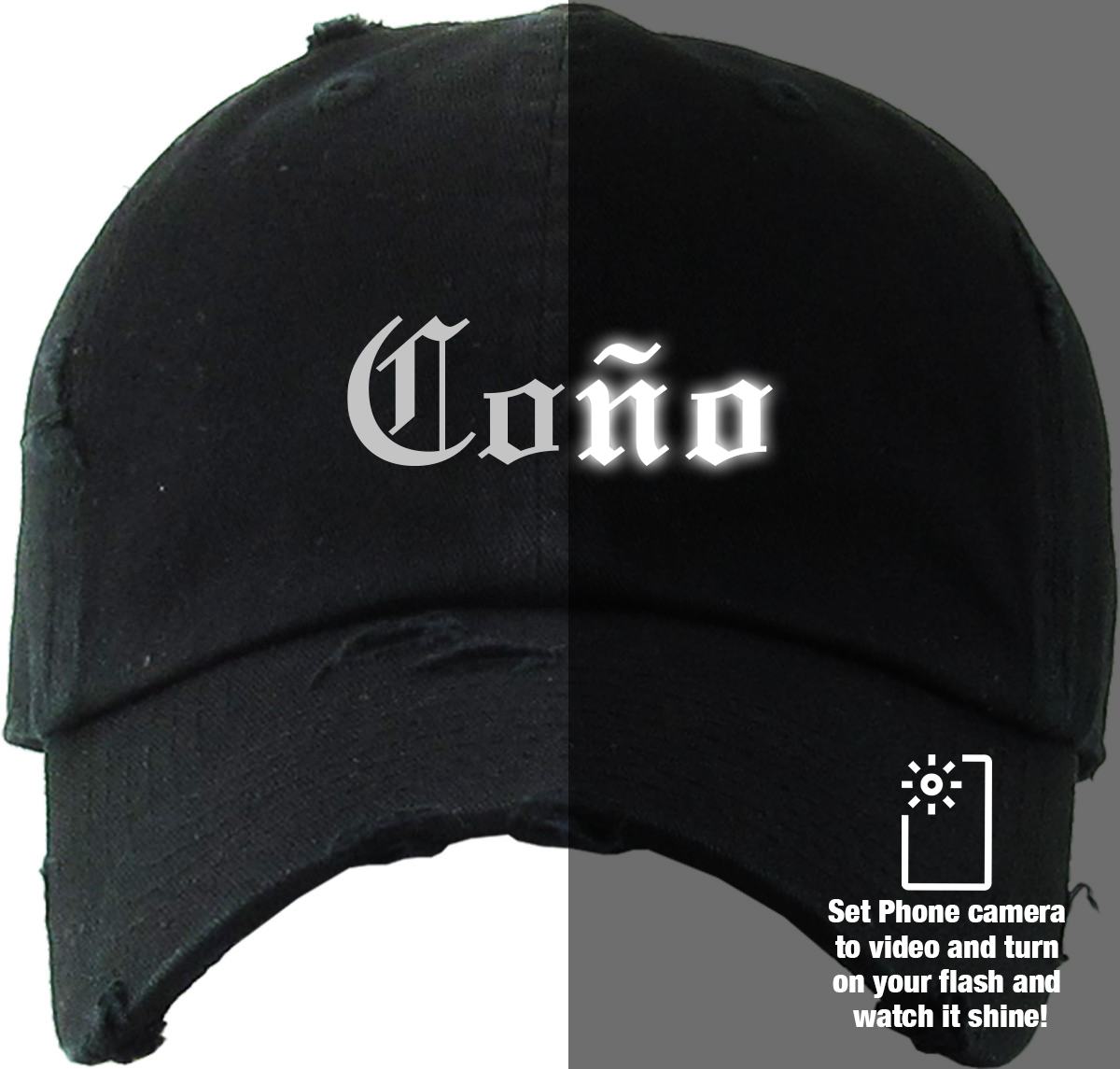 COÑO DISTRESSED DAD HAT