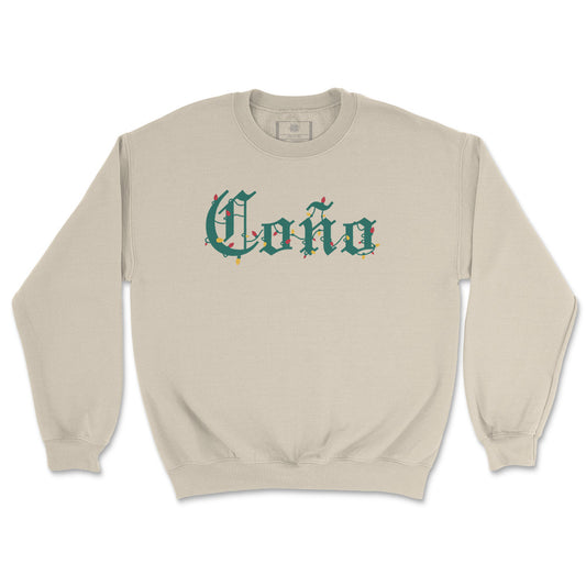 COÑO CHRISTMAS LIGHTS CREWNECK