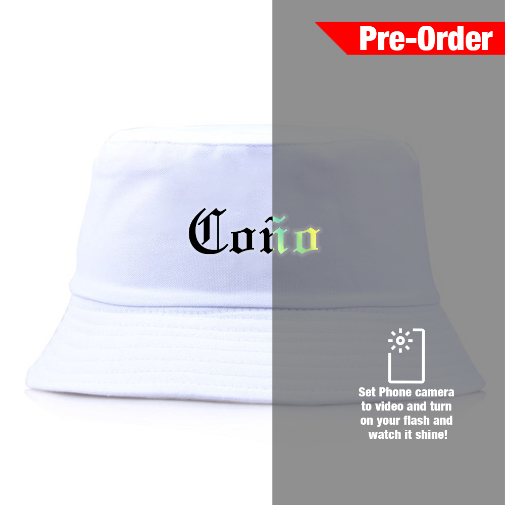 COÑO BUCKET HAT - RAINBOW REFLECTIVE