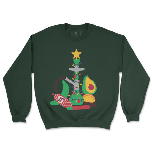 CHRISTMAS HOOKAH CREWNECK