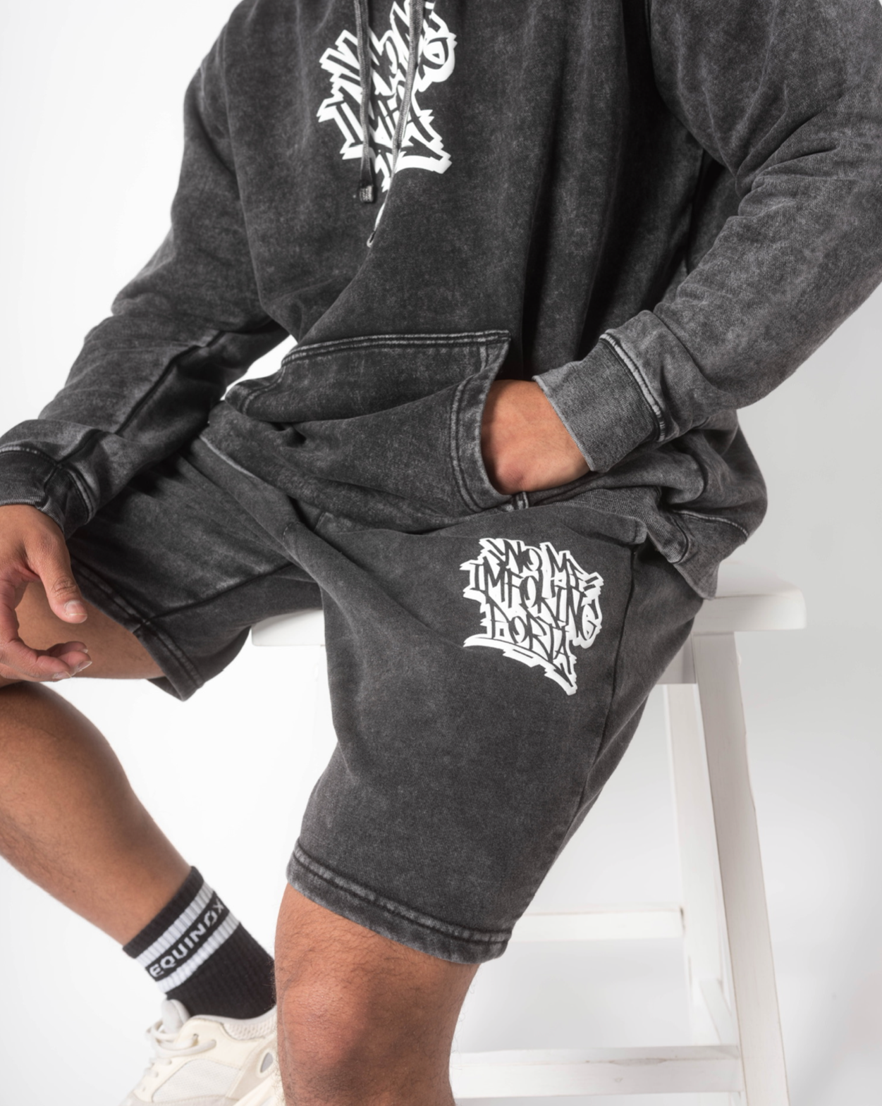 No Me Graffiti Shorts