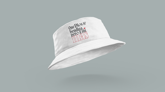 QUE DIOS TE BENDIGA BUCKET HAT